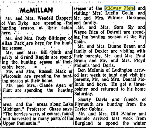 Northern Retreat (McMillan Motel) - Nov 1958 (newer photo)